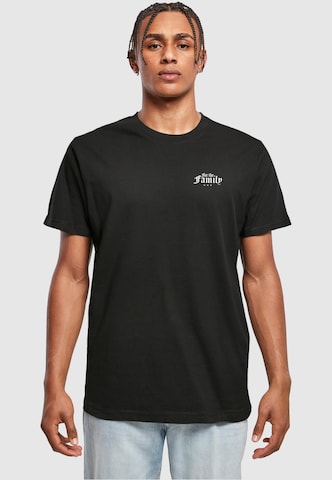 T-Shirt 'For The Family  Tee' Mister Tee en noir : devant