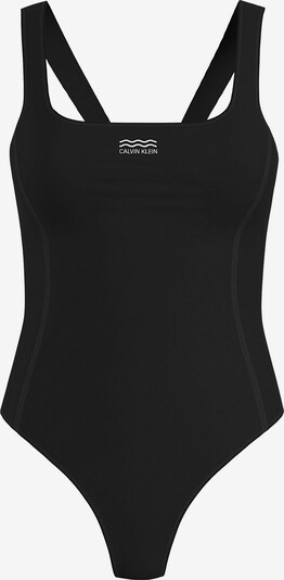 Calvin Klein Swimwear Badeanzug in schwarz, Produktansicht