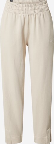 PUMA Workout Pants in Brown: front