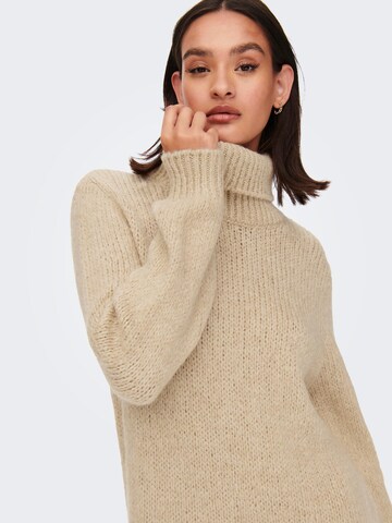 JDY Knit dress 'Dinea' in Beige