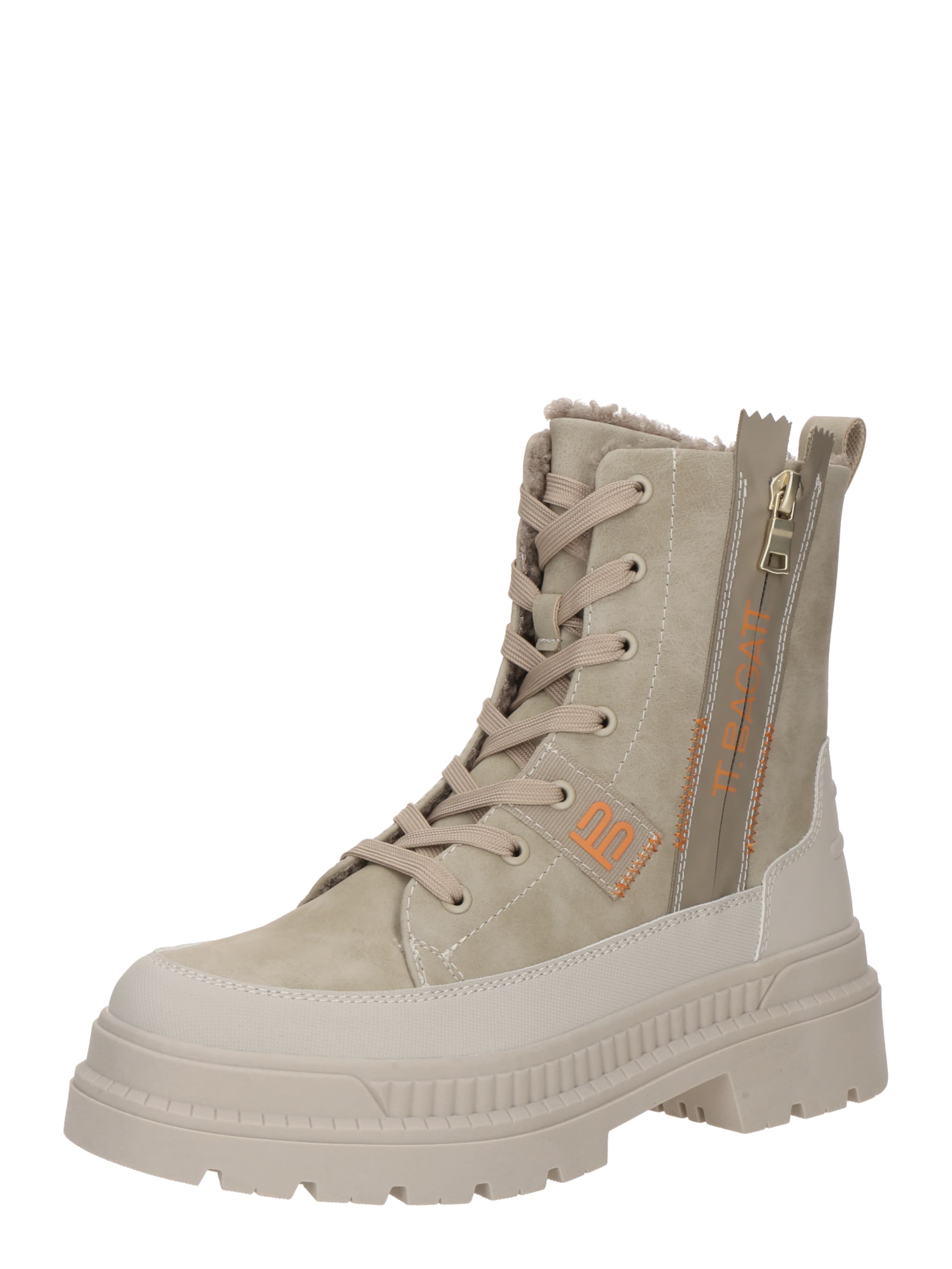 Bottines à lacets TT. BAGATT en beige : devant