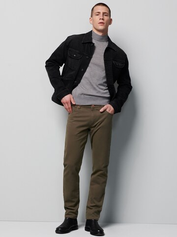 MEYER Slim fit Trousers in Brown