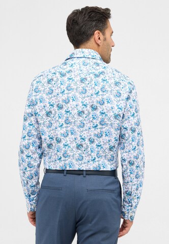 ETERNA Comfort fit Button Up Shirt in Blue