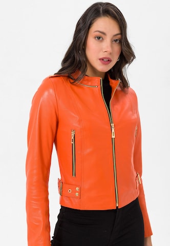 Jimmy Sanders Prehodna jakna | oranžna barva