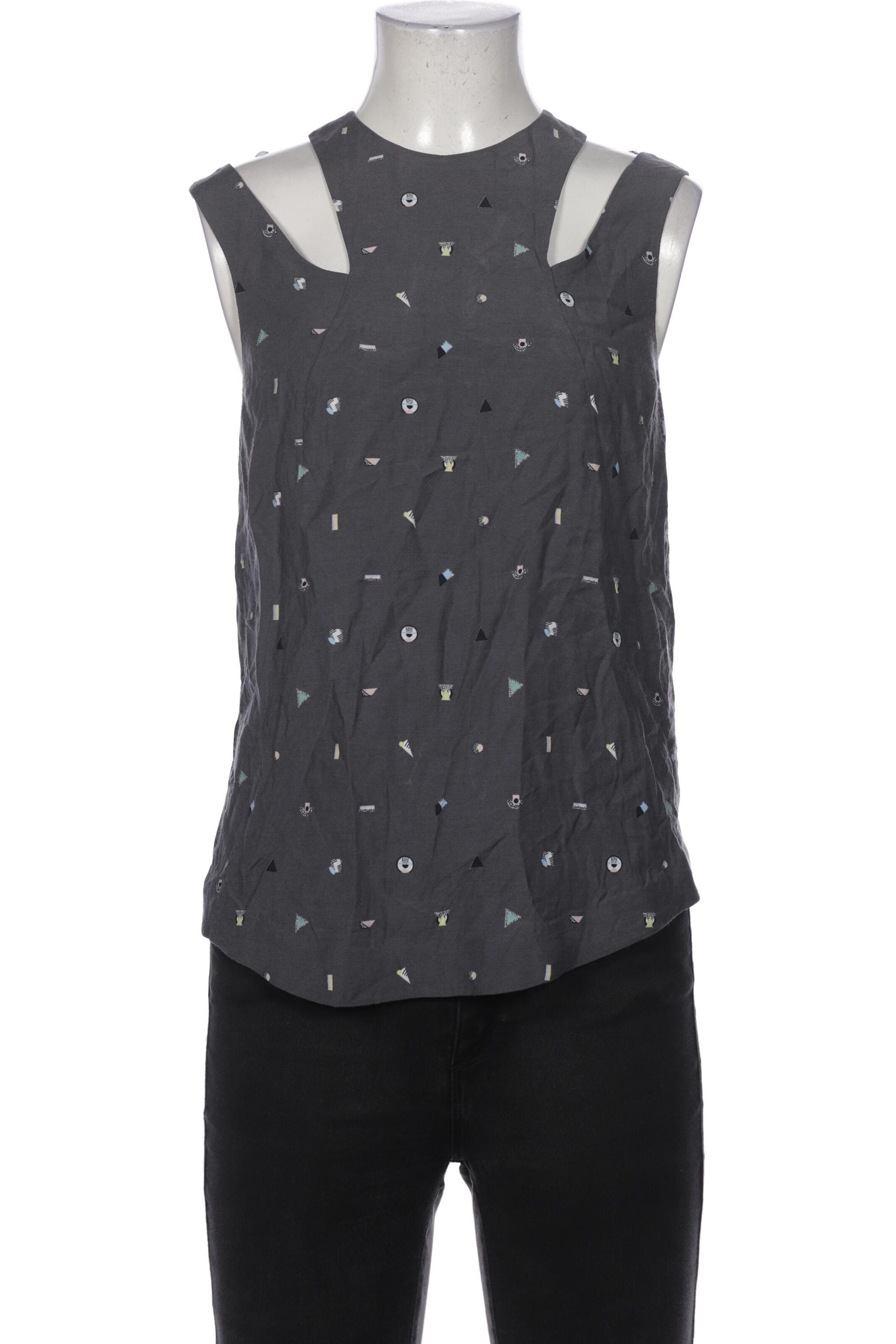 & Other Stories Blouse & Tunic in S in Grey: front