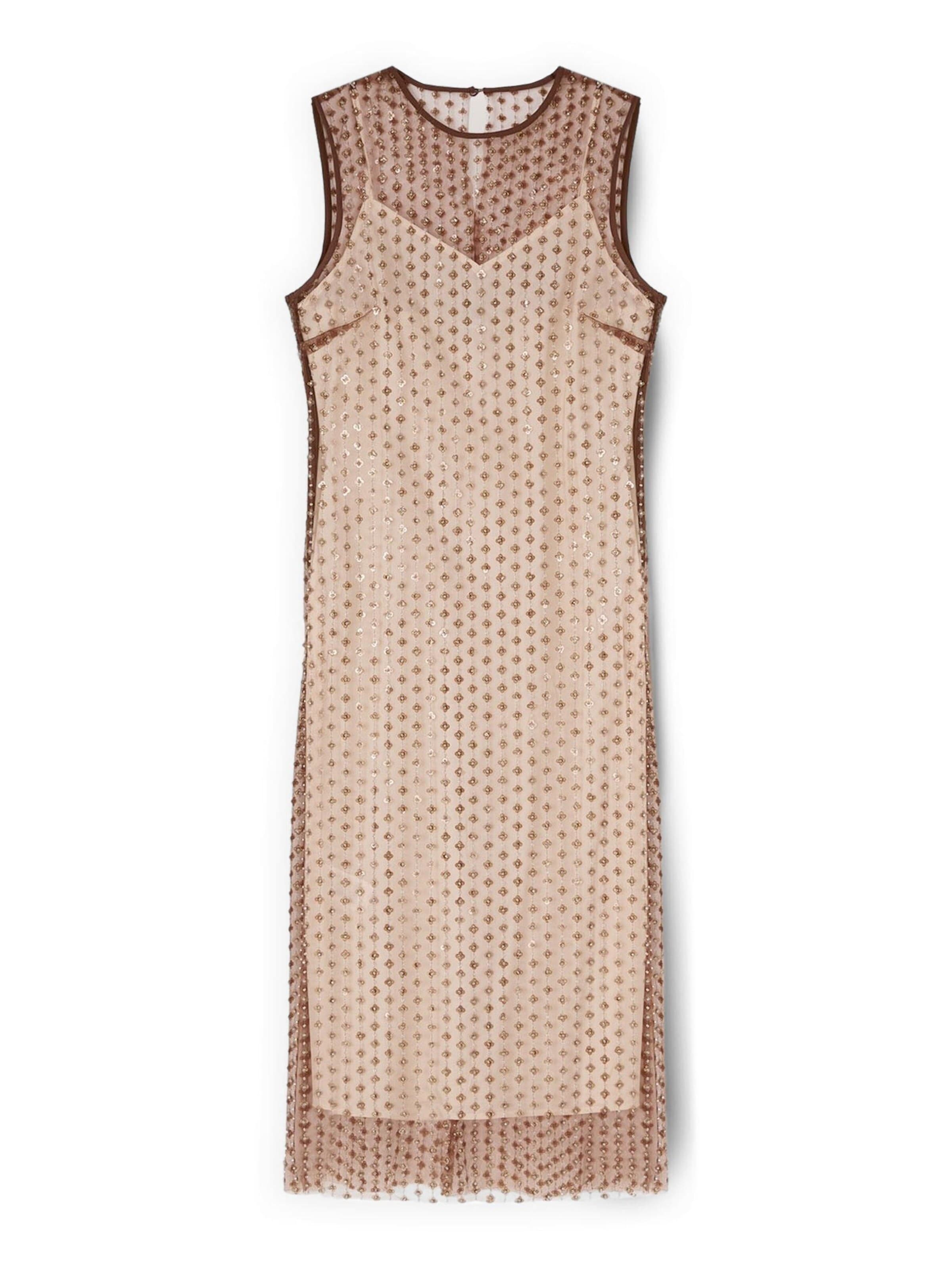 MOTIVI Dress in Beige: front