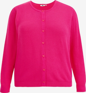 WE Fashion Gebreid vest in Roze: voorkant