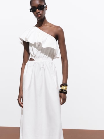 MANGO Zomerjurk 'CUTY' in Wit