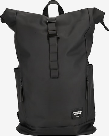 Weather Report Backpack 'Bronze' in Black: front