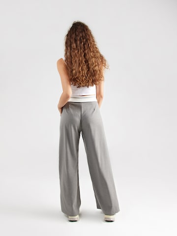 HOLLISTER Wide leg Bandplooibroek 'EMEA' in Grijs