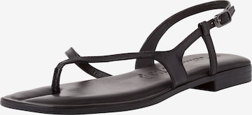 Flip-flops de la TAMARIS pe negru: față