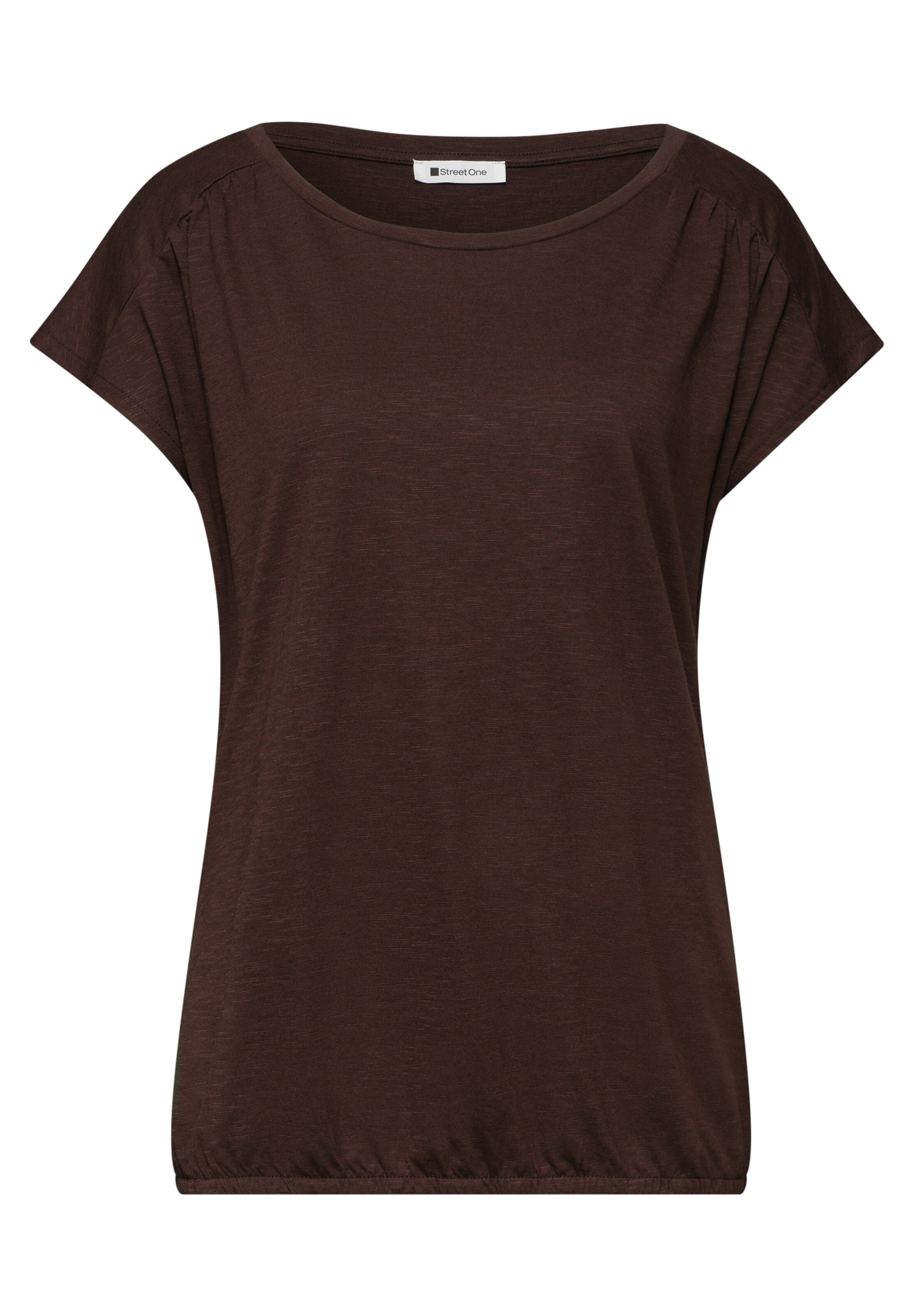 STREET ONE Shirt in Brown: front