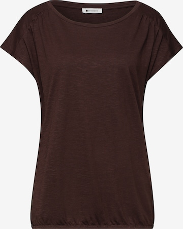 STREET ONE Shirt in Brown: front