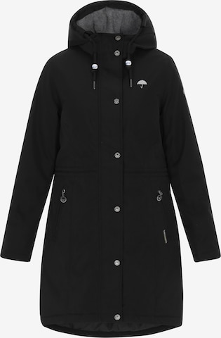 SchmuddelweddaLagana parka - crna boja: prednji dio