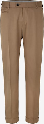STRELLSON Loose fit Pleated Pants ' Luc ' in Beige: front
