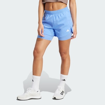 ADIDAS PERFORMANCE Regular Sports trousers in Blue: front