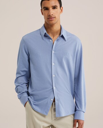 WE Fashion Regular Fit Skjorte i blå: forside