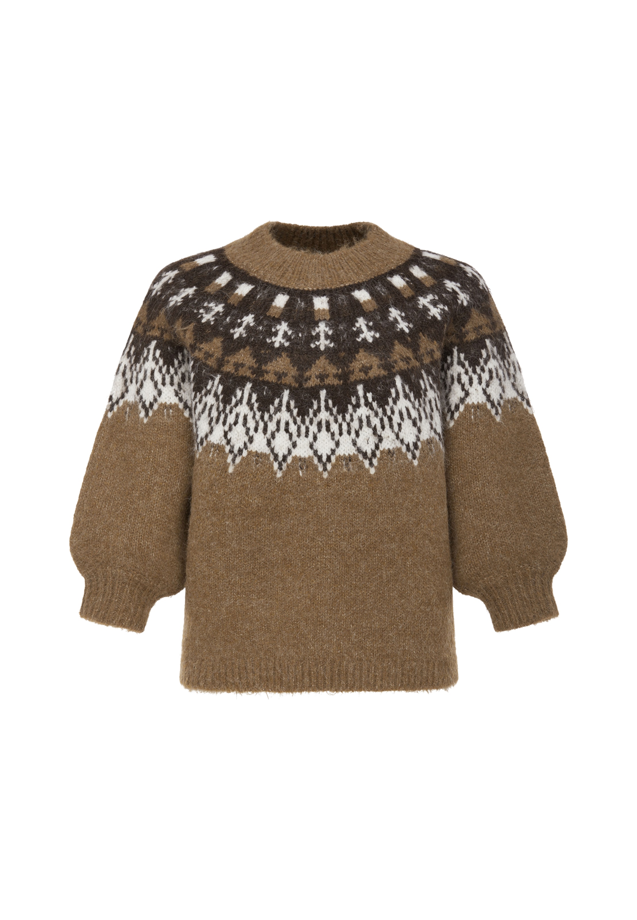 DreiMaster Vintage Sweater in Brown: front