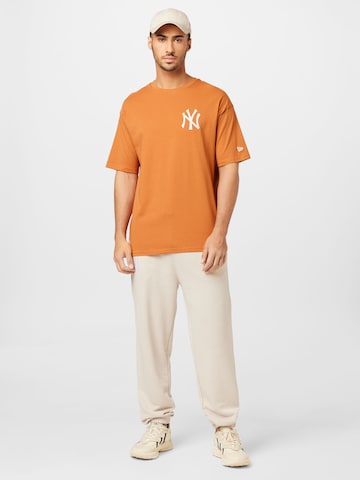 NEW ERA T-Shirt 'MLB New York Yankees' in Orange