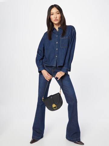 QS Blouse in Blauw