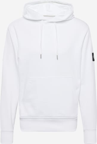 Calvin Klein Jeans Μπλούζα φούτερ σε λευκό: μπροστά