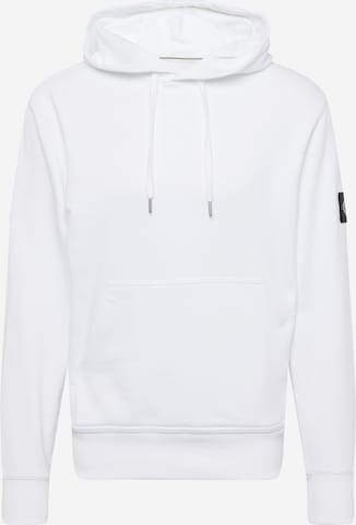 Calvin Klein Jeans Sweatshirt in White: front