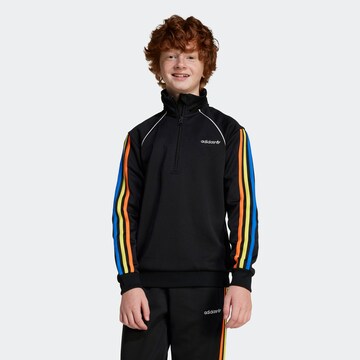 ADIDAS ORIGINALS Sweatshirt in Black: front