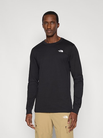 THE NORTH FACE Shirt 'Evolution Simple Dome' in Zwart: voorkant