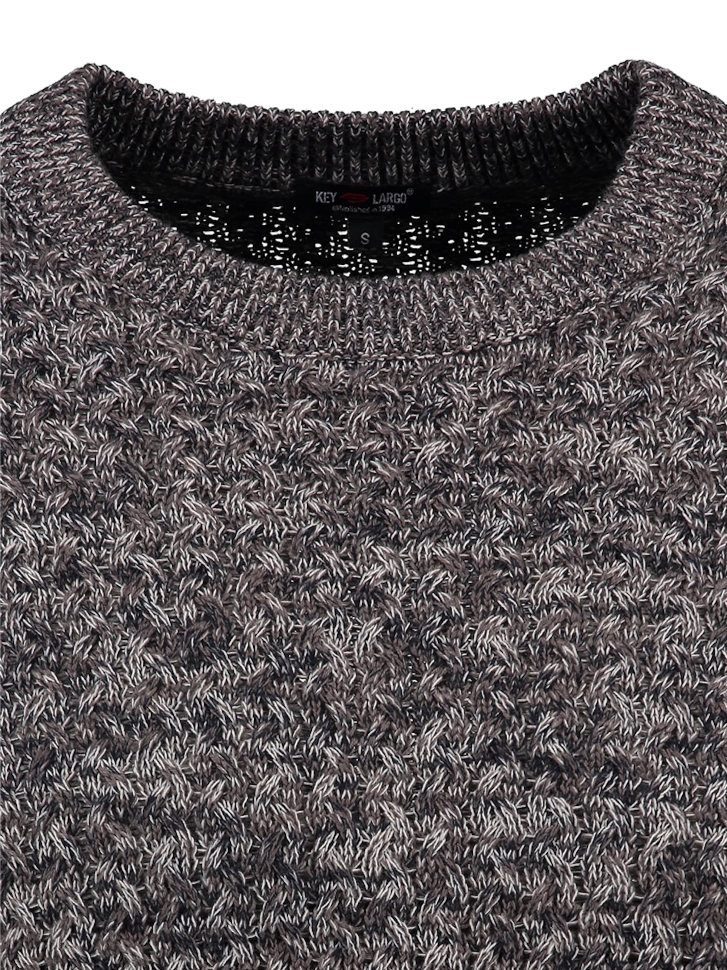 Key Largo Trui 'Como' in Blauw