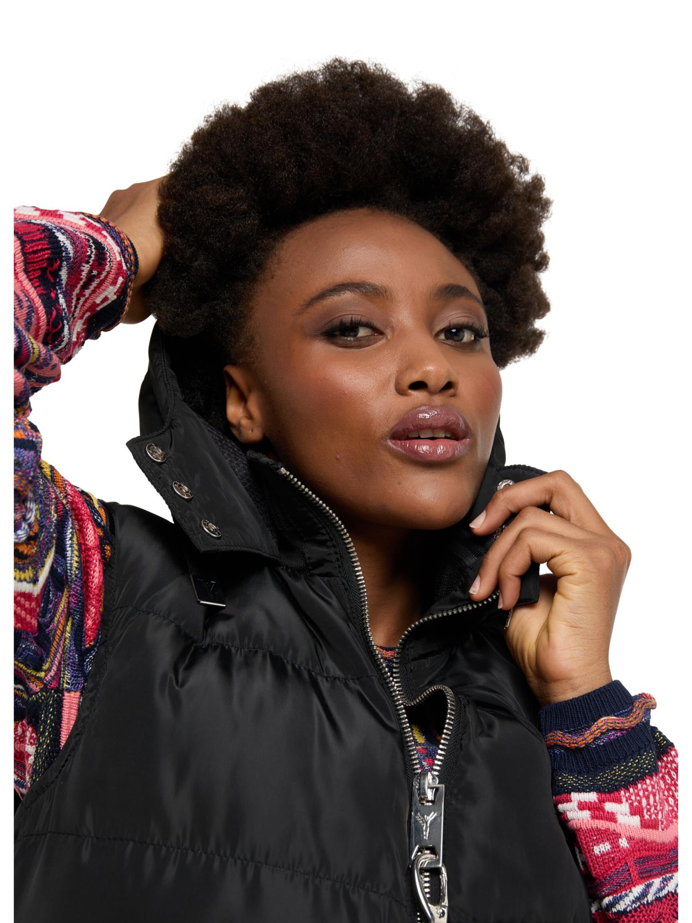 Carlo Colucci Weste 'D'Auria' in Schwarz