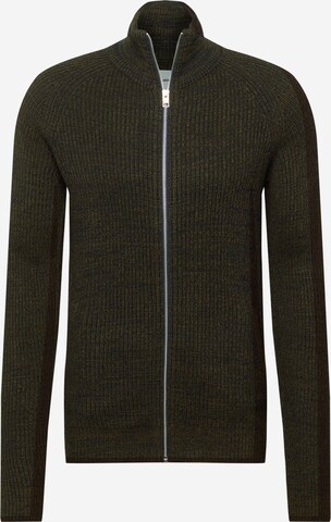 JACK & JONES Cardigan 'Pannel' in Grün: predná strana