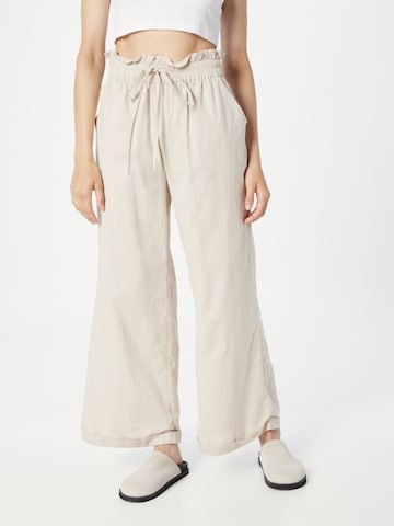 Wide leg Pantaloni de la Dorothy Perkins pe bej: față