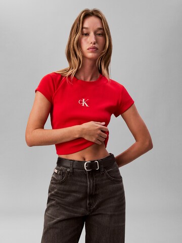 Calvin Klein Jeans Póló - piros: elől