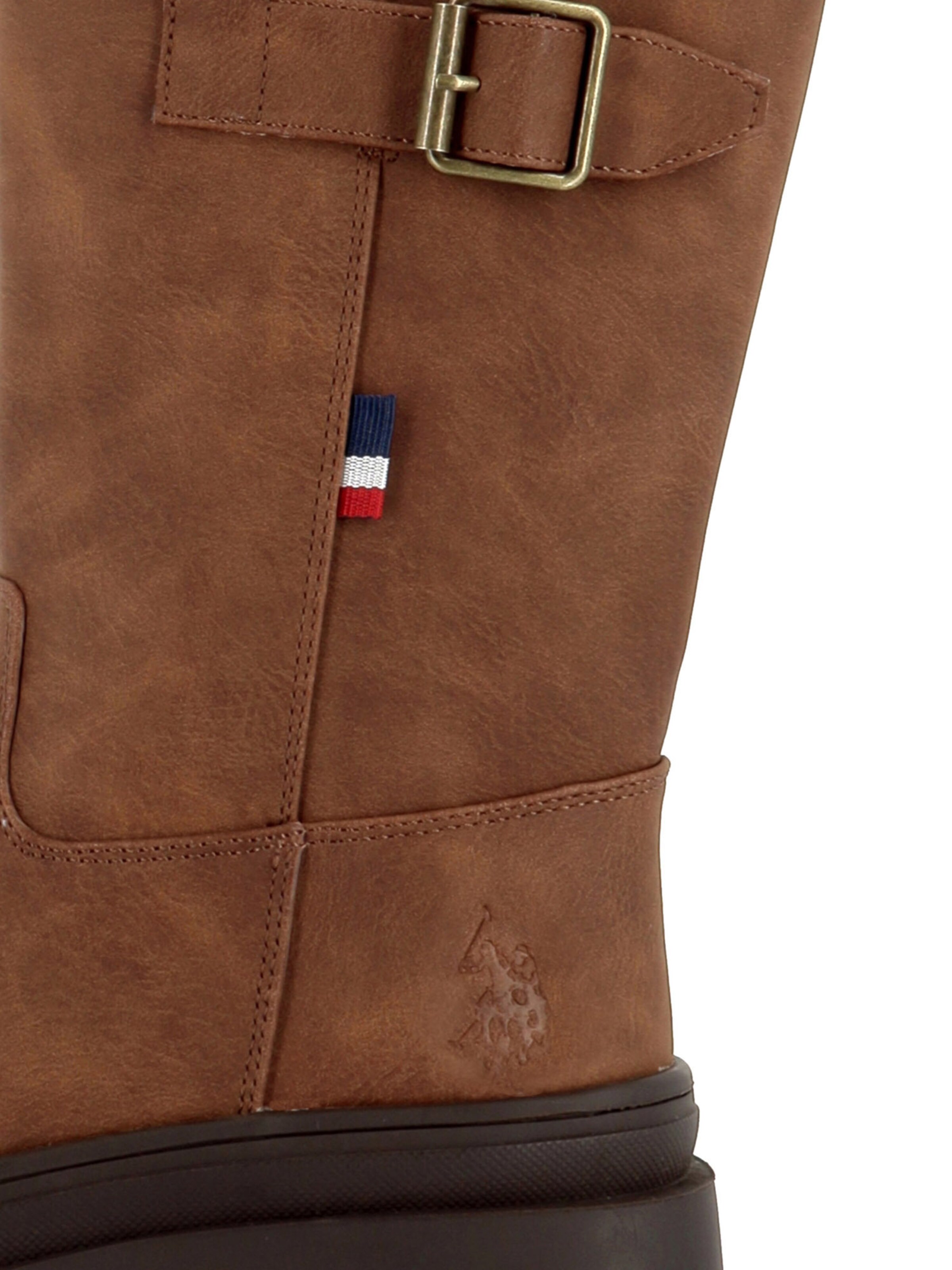Boots 'Shona' US POLO ASSN. en marron