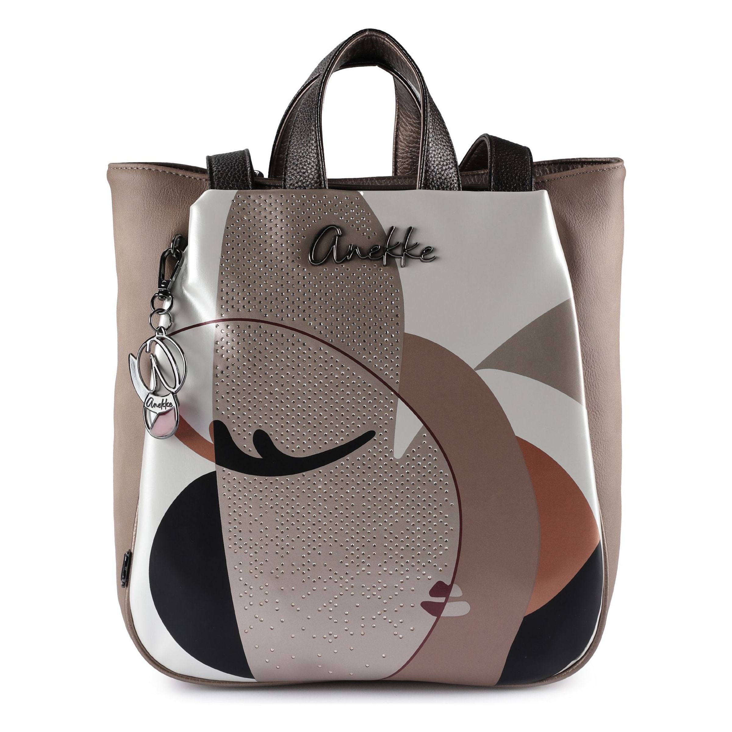 Anekke Rucksack 'Eikon City' in Beige: Vorderseite