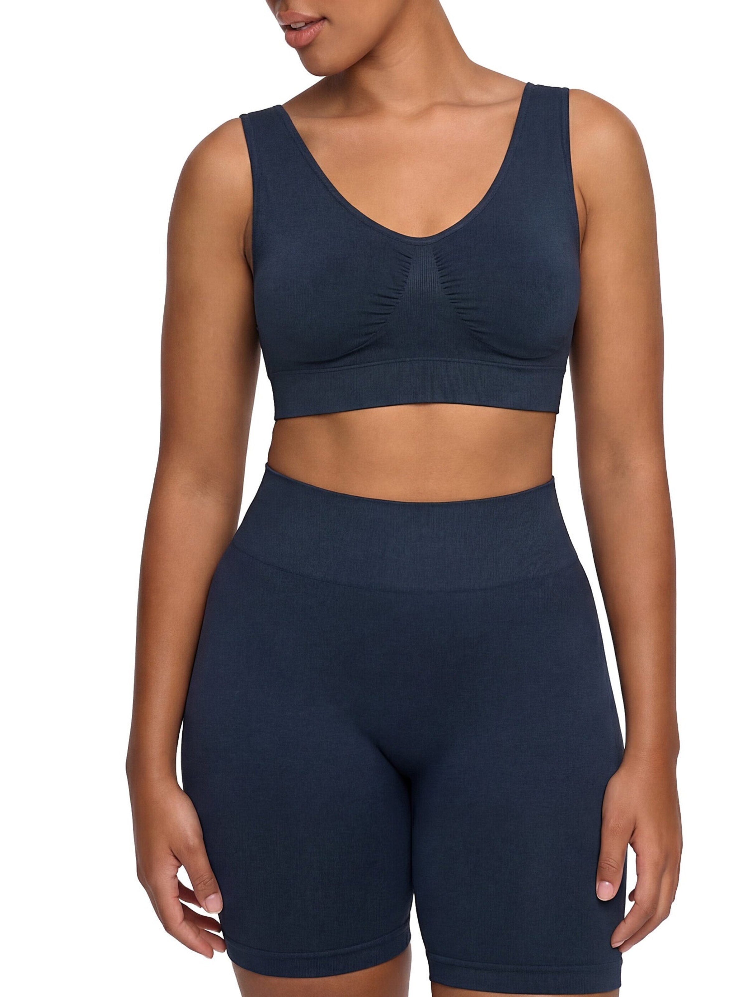 Soutien-gorge 'Comfy Bra' cfab by creamy fabrics en bleu : devant