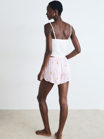 Hunkemöller Shorty 'Lemon' i pink