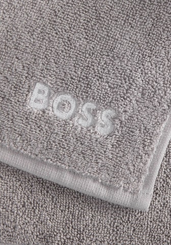 BOSS Home Washcloth 'PLAIN' in Grey