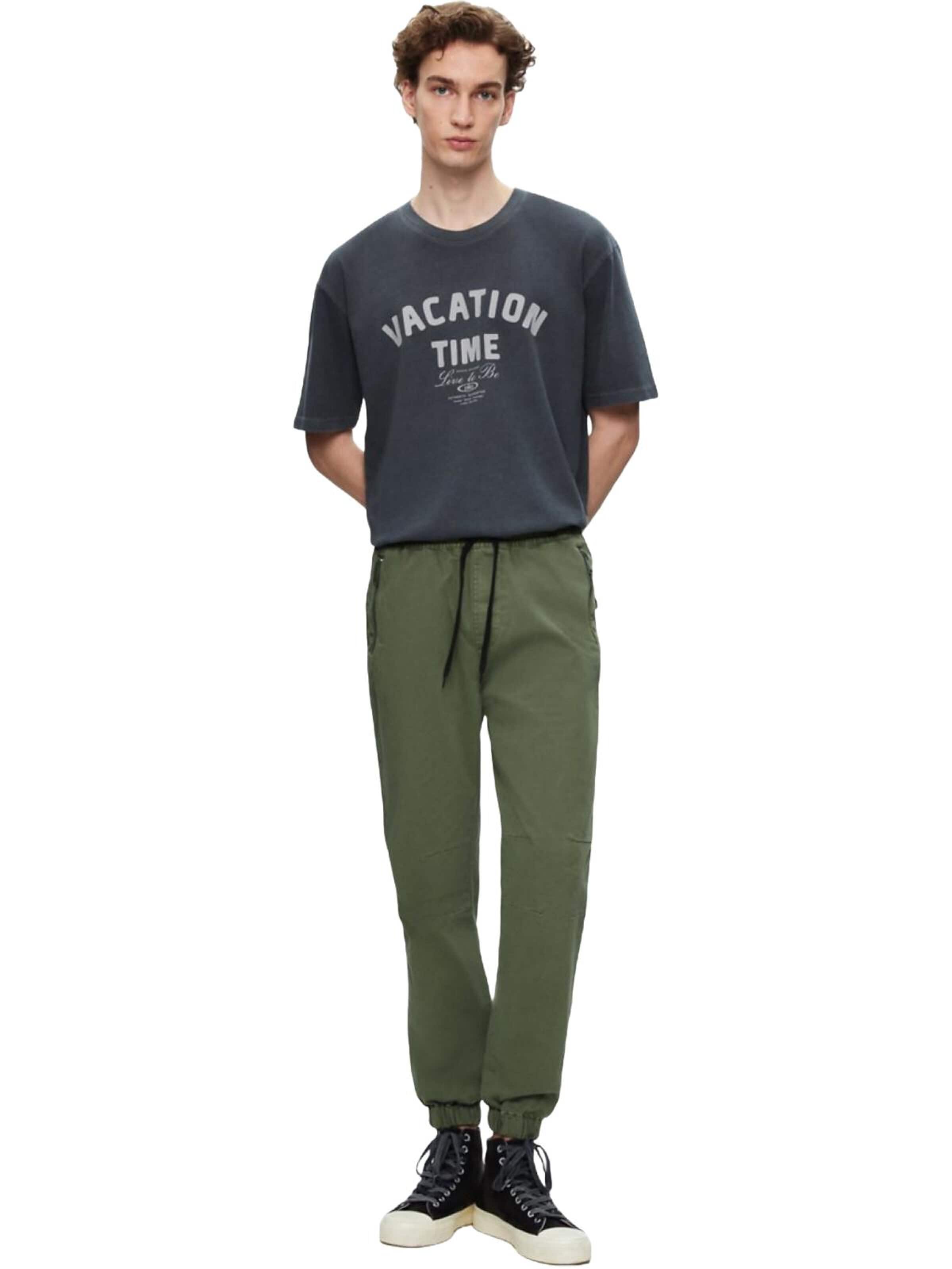 LTB Jeans Regular Jeans 'LTB Jeans Herrenhose mit elastischem Bund' in Green: front