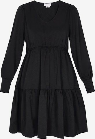 Robe 'Minimalistic' usha WHITE LABEL en noir : devant