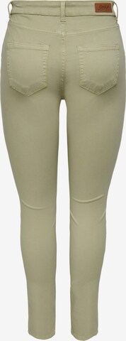 Skinny Pantalon 'EVEREST ' ONLY en vert