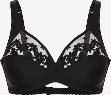 FELINA Minimiser Minimizer 'Swiss Broderie' in Black: front