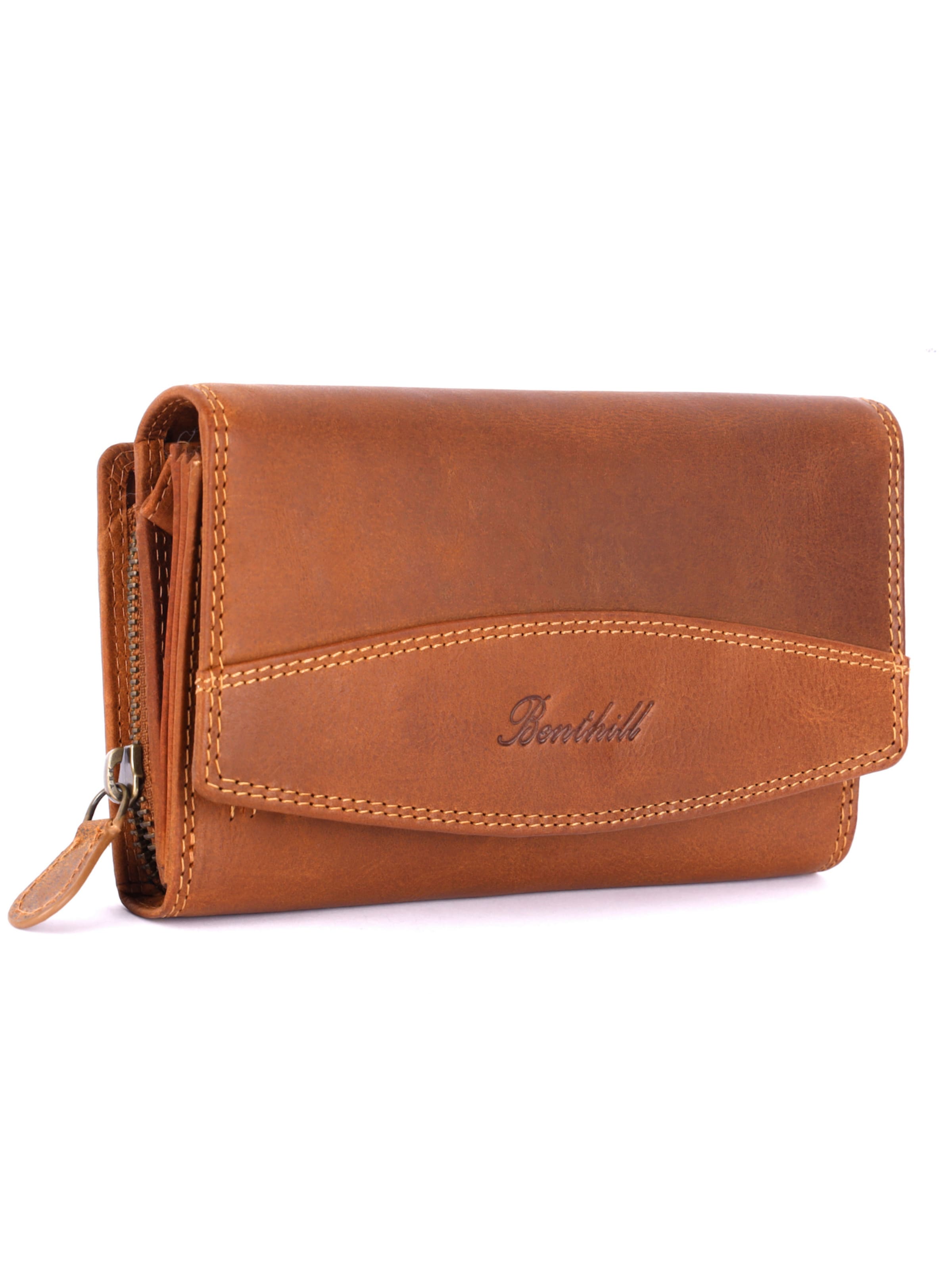 Benthill Wallet in Brown: front