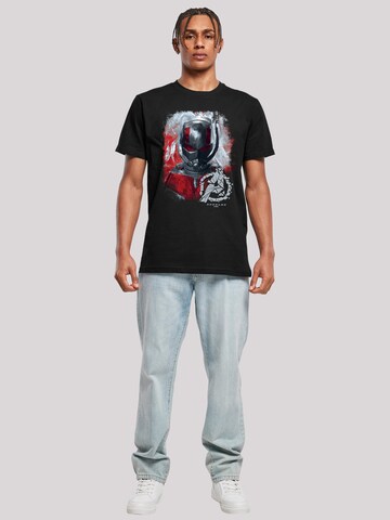 T-Shirt 'Marvel Avengers Endgame Ant-Man Brushed' F4NT4STIC en noir