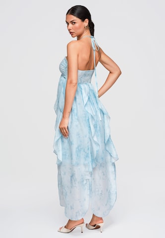 Ombre Kleid in Blau