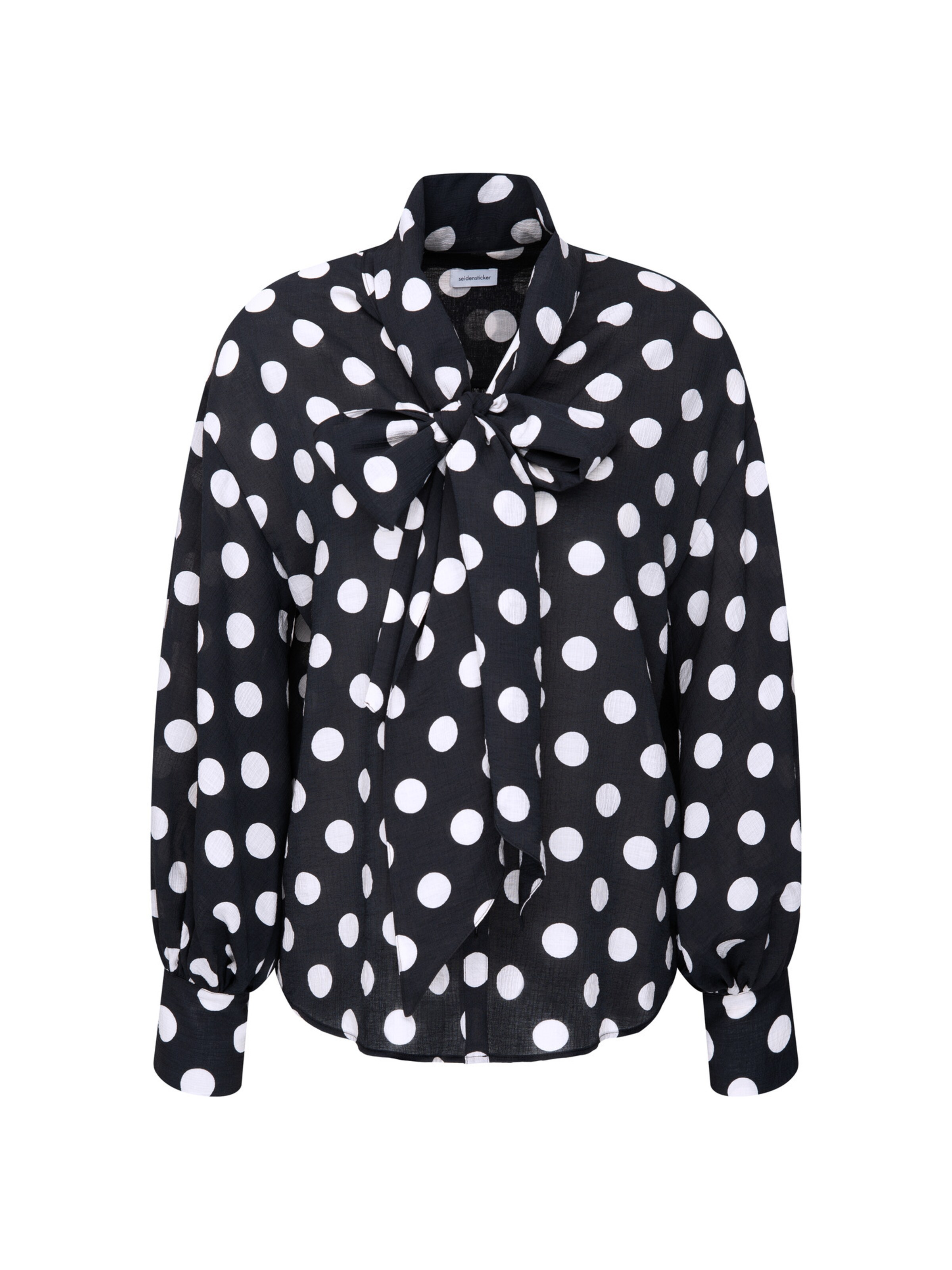 SEIDENSTICKER Blouse in Black: front