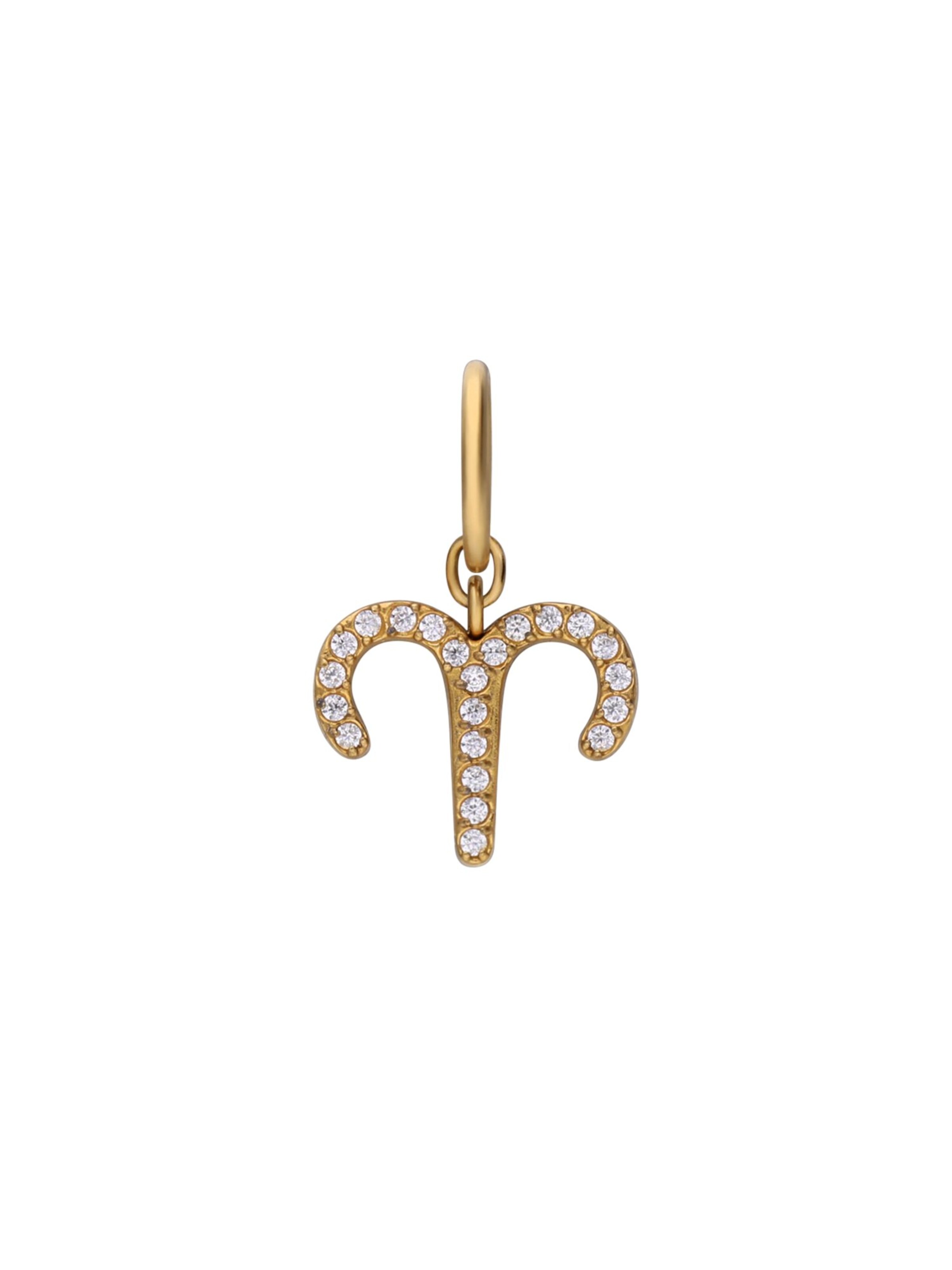 Lucardi Pendant 'Statement' in Gold: front