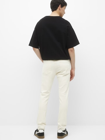 Pull&Bear Slimfit Farmer - bézs