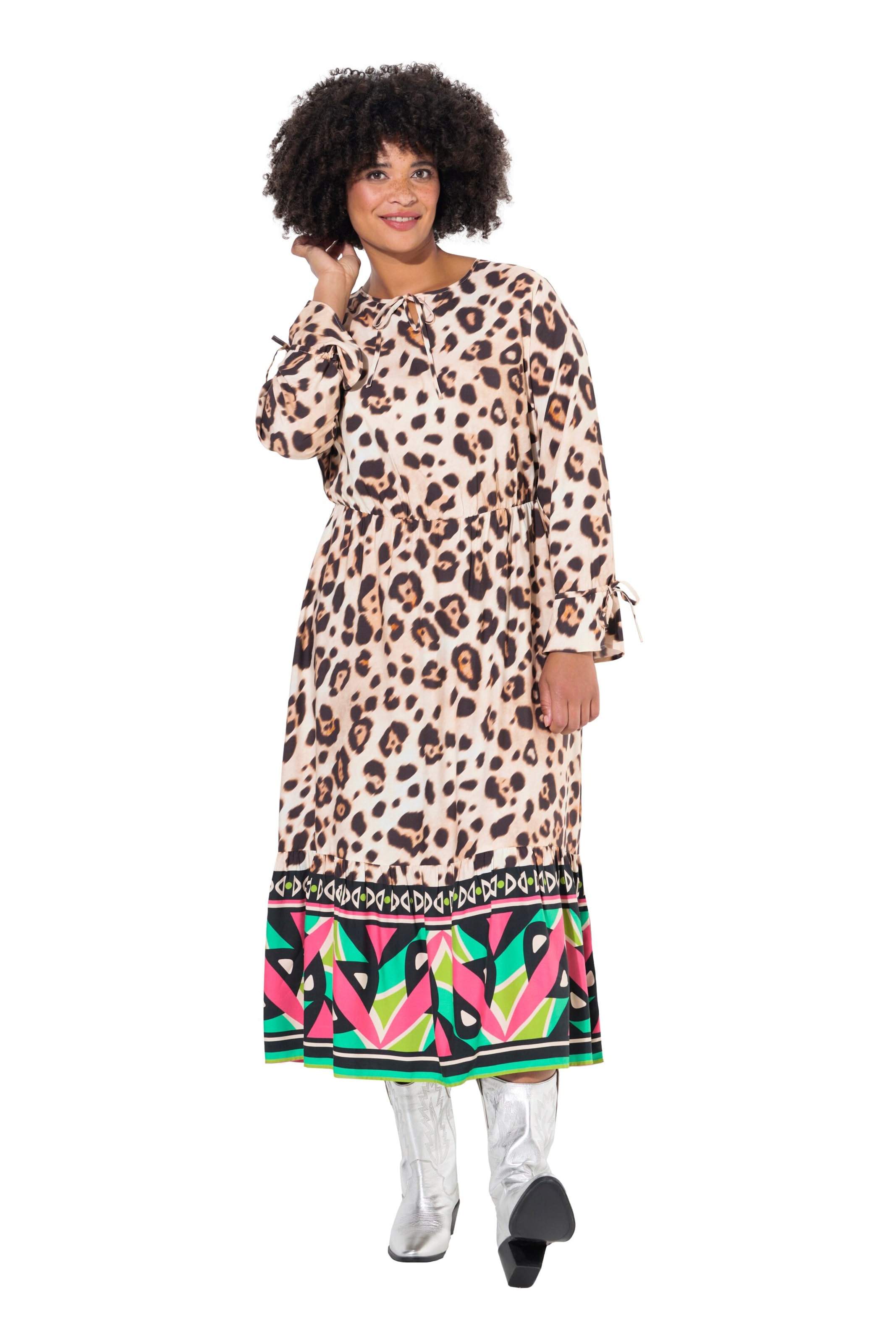 Angel of Style Jurk in Roze: voorkant