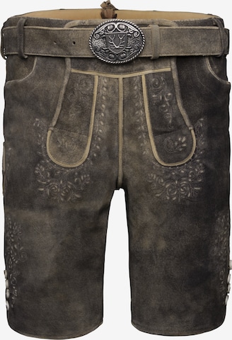 Regular Pantalon folklorique 'Ron' Krüger Buam en vert : devant